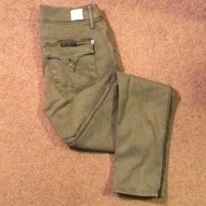 Hudson Collin army green jeans